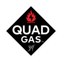 WREKD Co. Stickers 5.5″×5.5″ Quad Gas Logo Sticker (Print on Demand) - Choose 3"/4"/5.5"