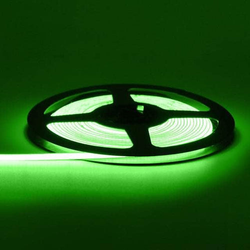 WREKD Co. LED Lighting Green / 1 meter WREKD 24V COB LED 4mm Wide Flexible Strip w/ 480LEDs/M - 39" Strip - Choose Color