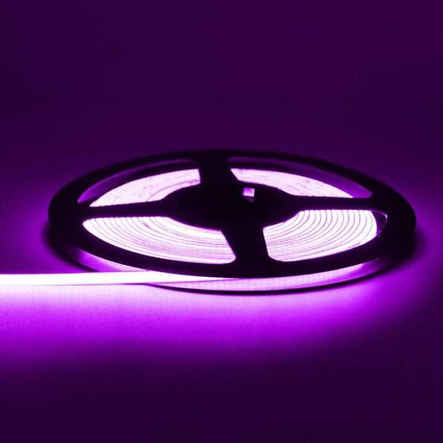 WREKD Co. LED Lighting Purple / 1 meter WREKD 24V COB LED 4mm Wide Flexible Strip w/ 480LEDs/M - 39" Strip - Choose Color