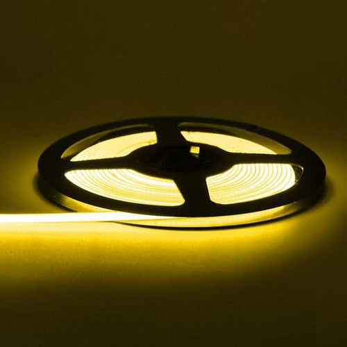 WREKD Co. LED Lighting Yellow / 1 meter WREKD 24V COB LED 4mm Wide Flexible Strip w/ 480LEDs/M - 39" Strip - Choose Color