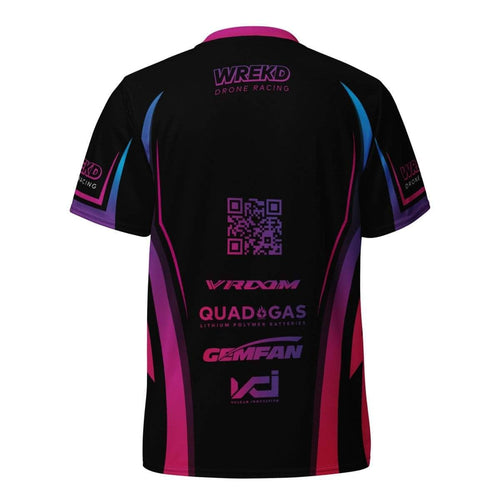 WREKD Co. WREKD Swag WREKD Drone Racing Community Jersey - Hotness Pink