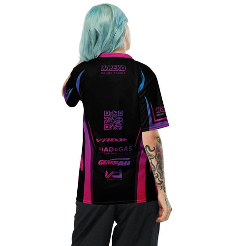 WREKD Co. WREKD Swag WREKD Drone Racing Community Jersey - Hotness Pink