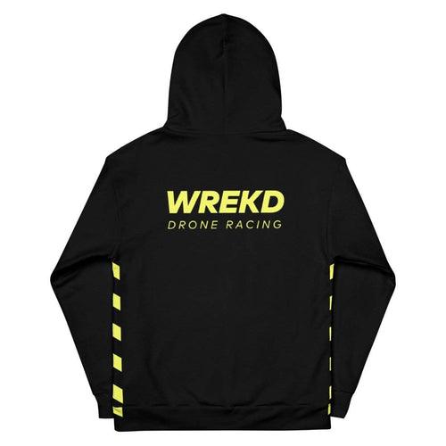 WREKD Co. WREKD Swag WREKD Drone Racing Unisex Hoodie - Black