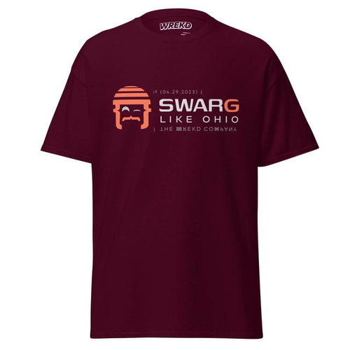 WREKD Co. WREKD "SWARG LIKE OHIO" Parody Goggle Dooms Day Men's Classic Tee