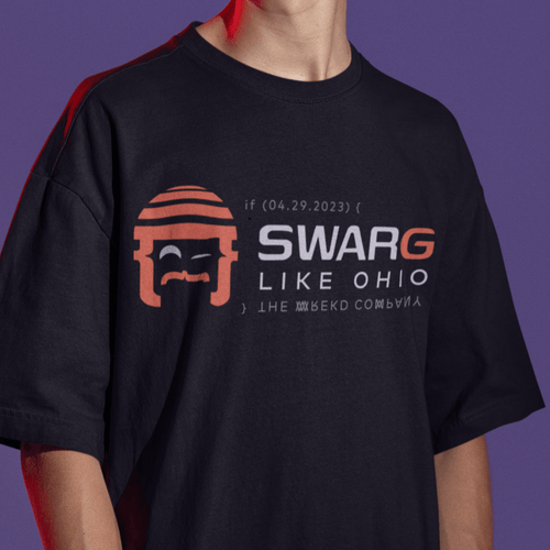 WREKD Co. WREKD "SWARG LIKE OHIO" Parody Goggle Dooms Day Men's Classic Tee