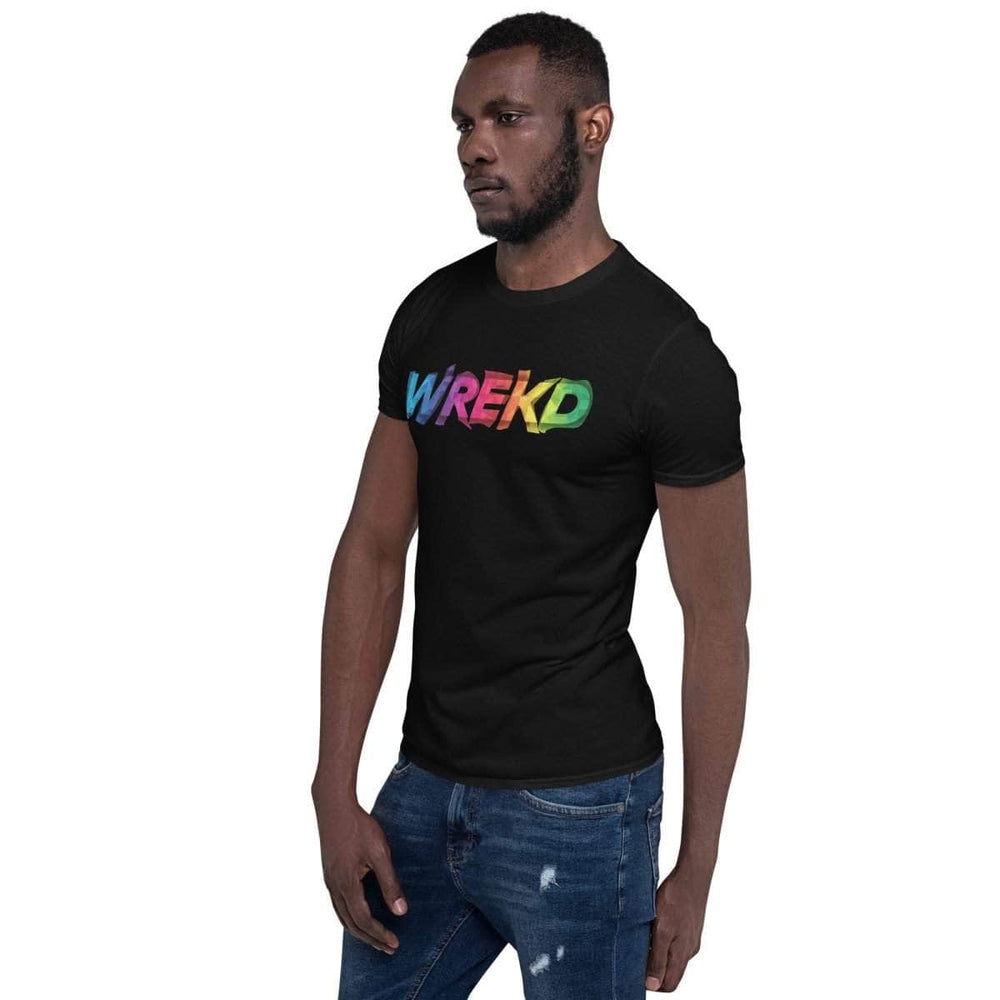 WREKD Colorful Warped Logo Unisex Tee