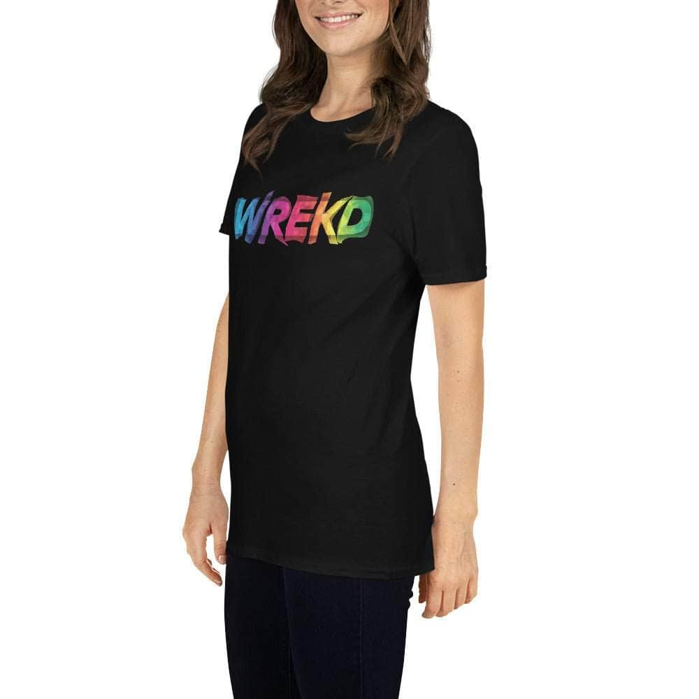 WREKD Colorful Warped Logo Unisex Tee