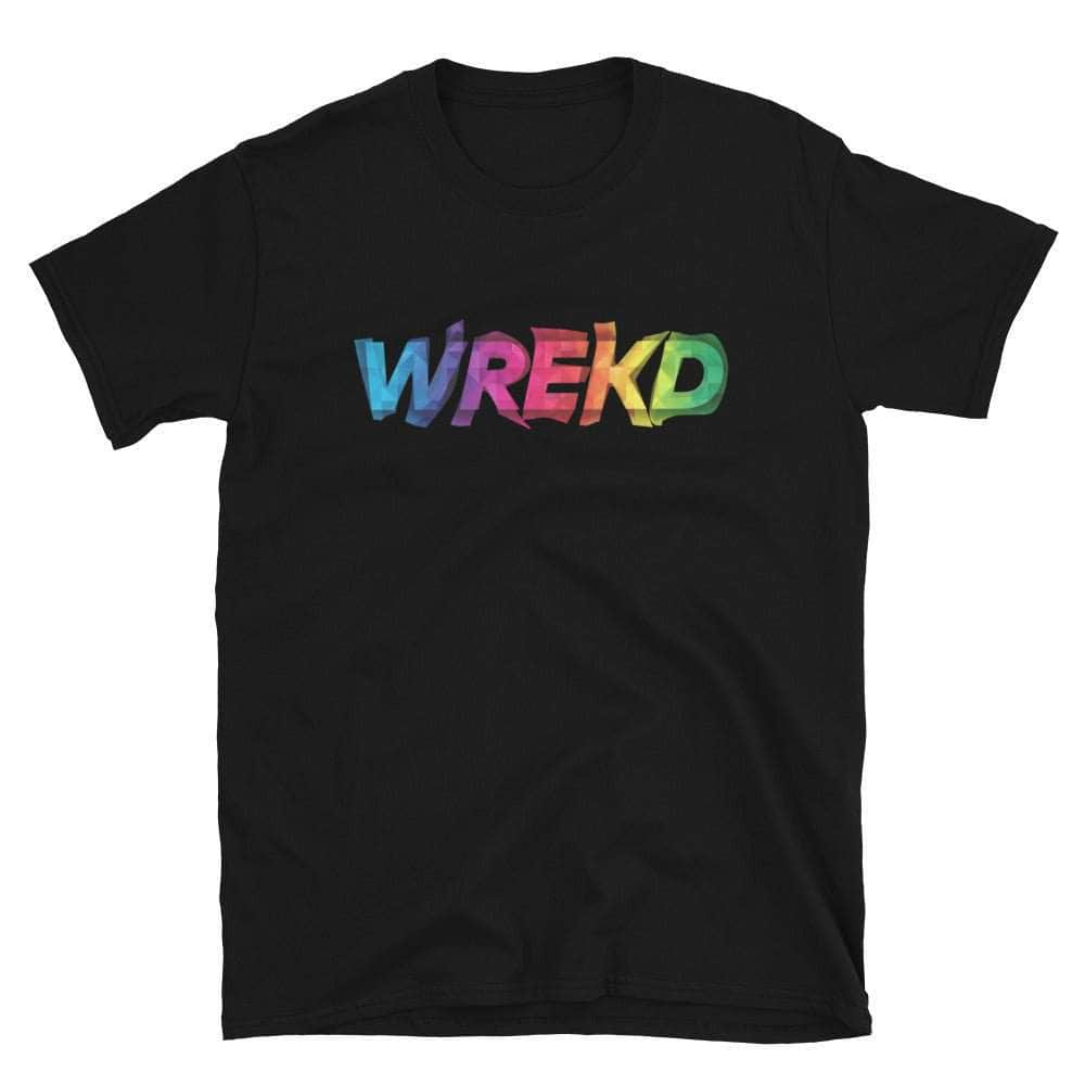 WREKD Colorful Warped Logo Unisex Tee