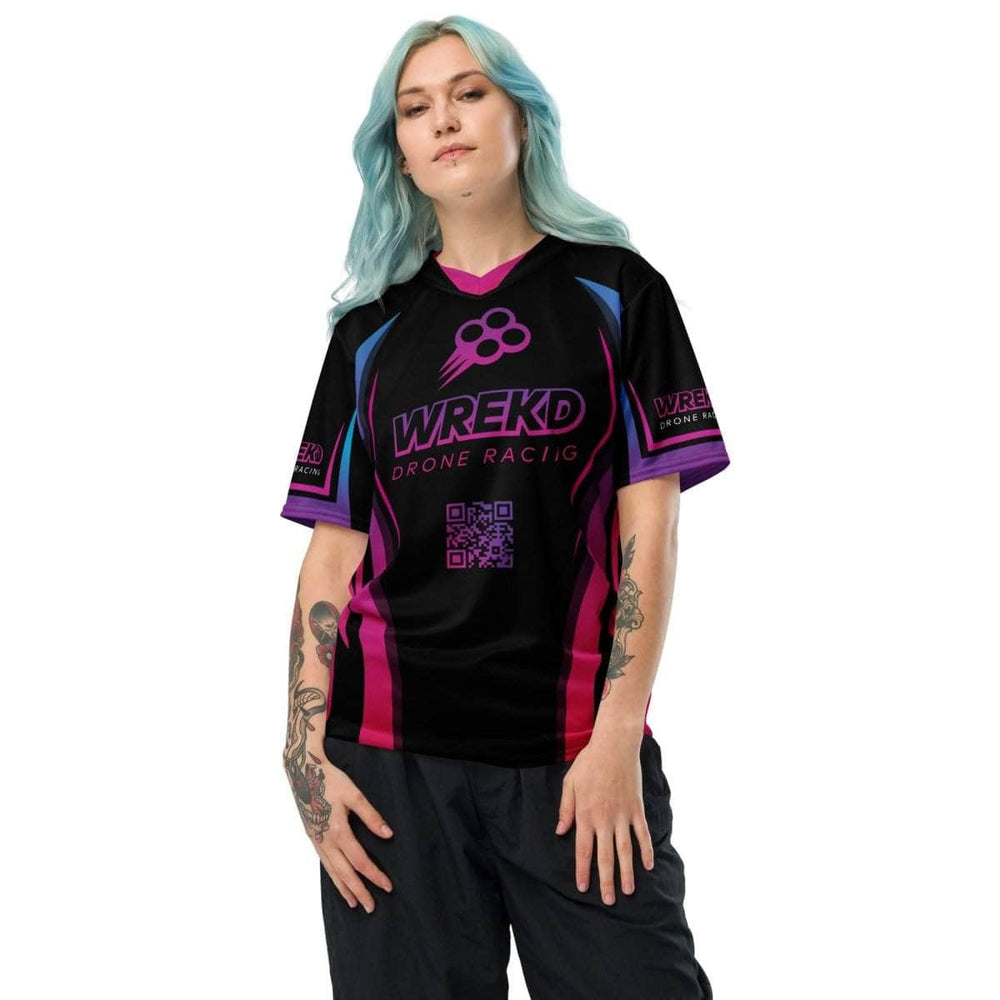 WREKD Drone Racing Community Jersey - Hotness Pink