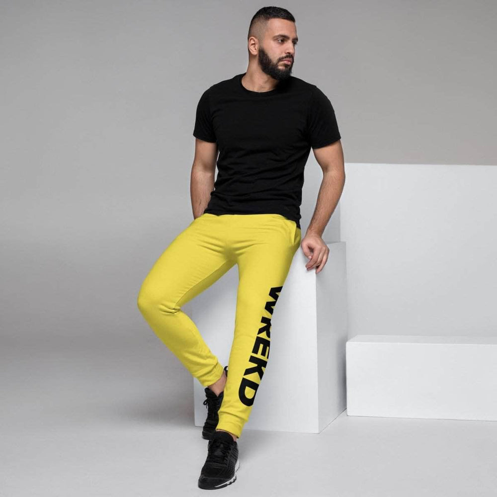 WREKD Drone Racing Men's Joggers - Yellow