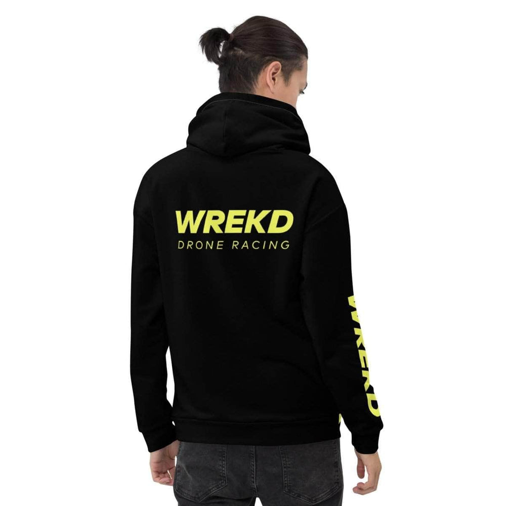 WREKD Drone Racing Unisex Hoodie - Black