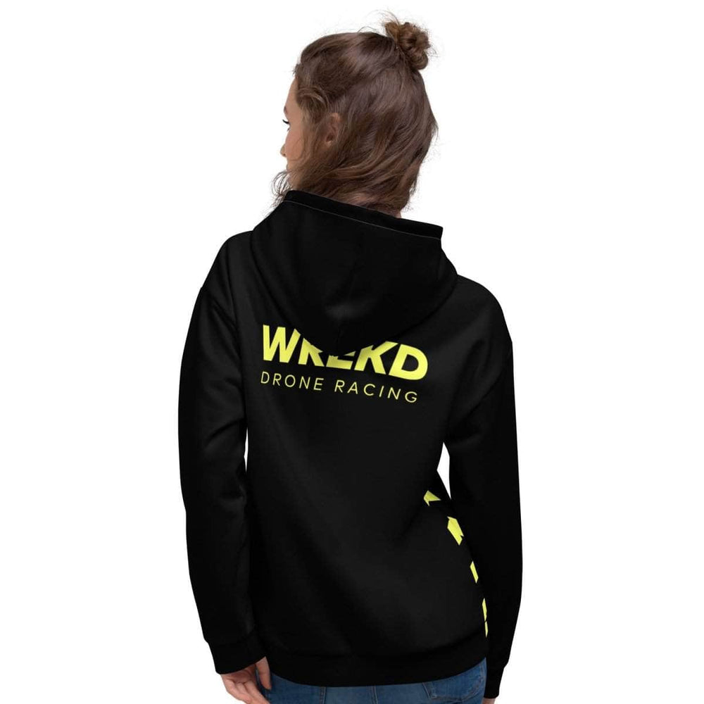 WREKD Drone Racing Unisex Hoodie - Black