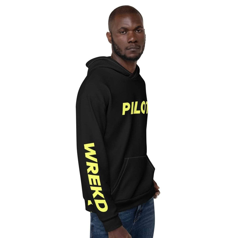 WREKD Drone Racing Unisex Hoodie - Black