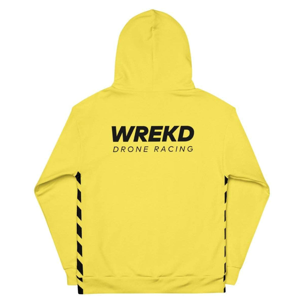 WREKD Drone Racing Unisex Hoodie - Yellow