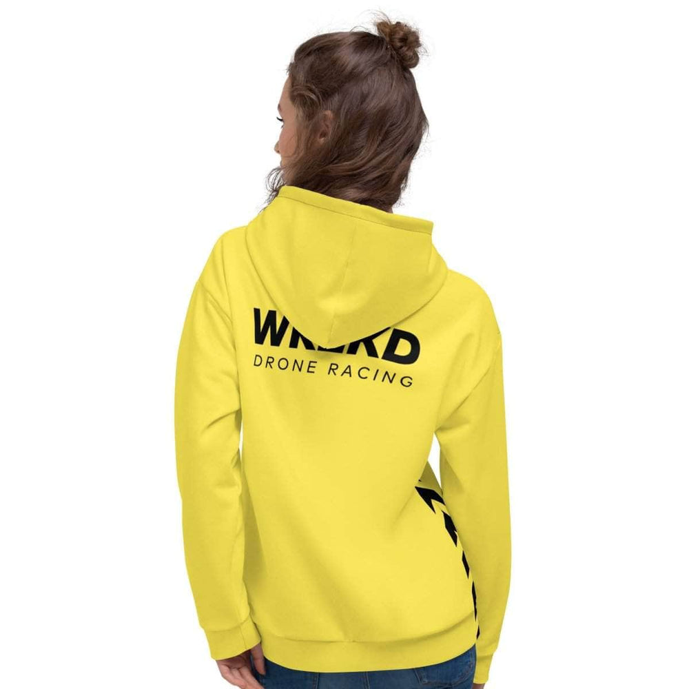 WREKD Drone Racing Unisex Hoodie - Yellow