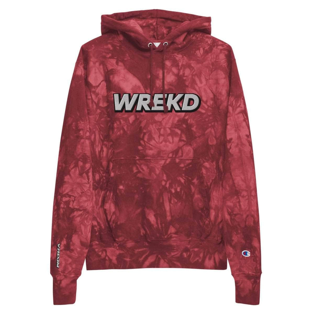 WREKD x VROOM Unisex Champion Tie-dye Hoodie