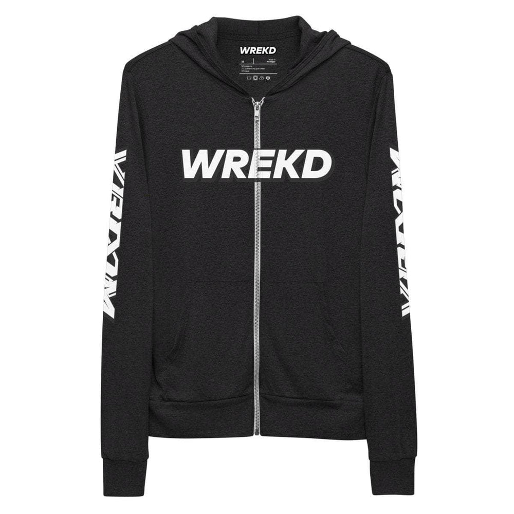 WREKD x VROOM Unisex zip hoodie