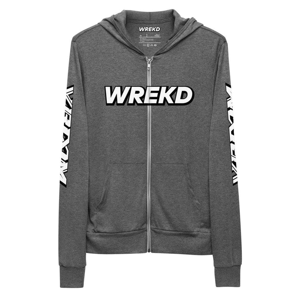 WREKD x VROOM Unisex zip hoodie