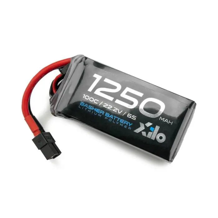 XILO Battery XILO 1250mAh 6S 100c Basher LiPo Battery XT60