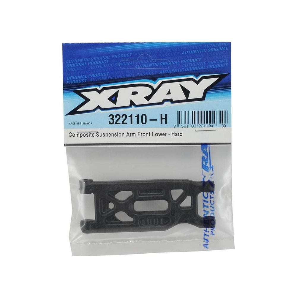 XRA322110-H, XRAY XB2 Front Lower Composite Suspension Arm (Hard)