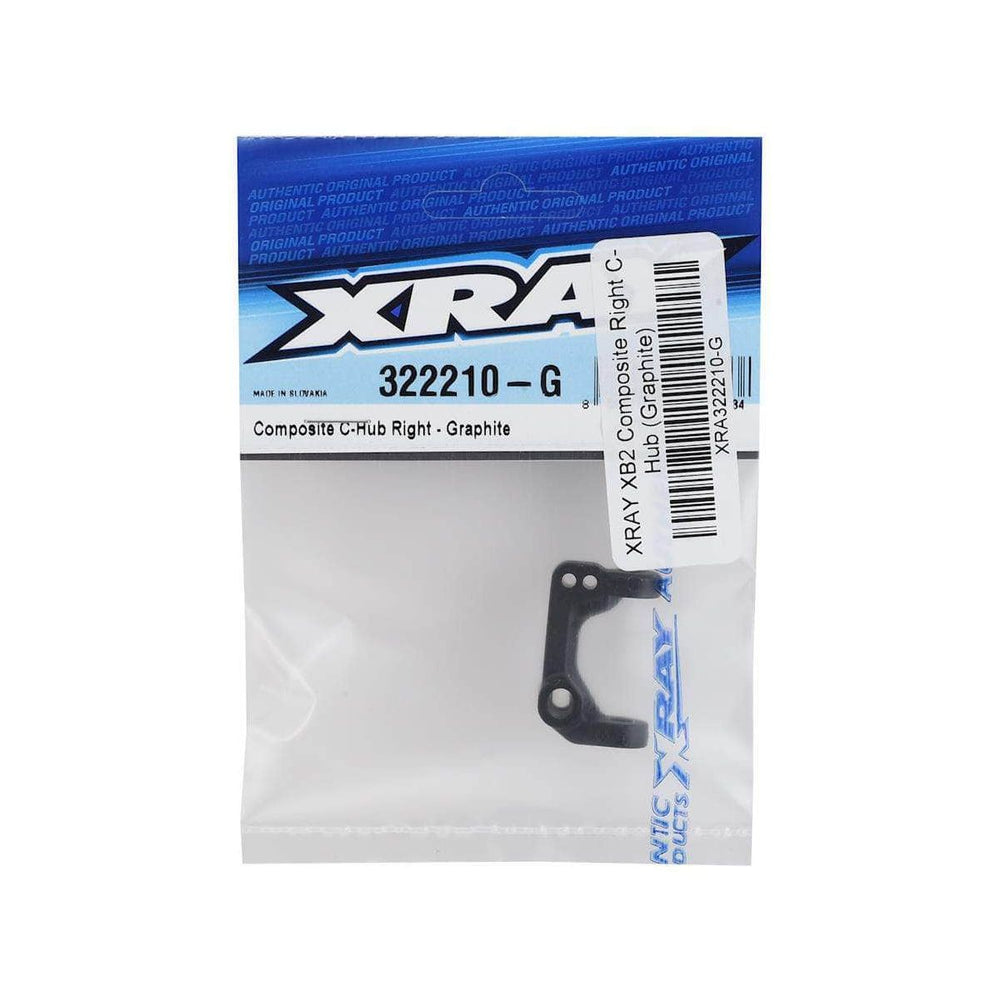 XRA322210-G, XRAY XB2 Composite Right C-Hub (Graphite)