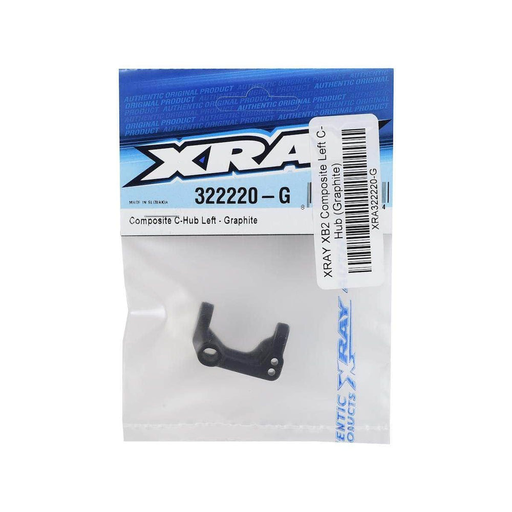 XRA322220-G, XRAY XB2 Composite Left C-Hub (Graphite)