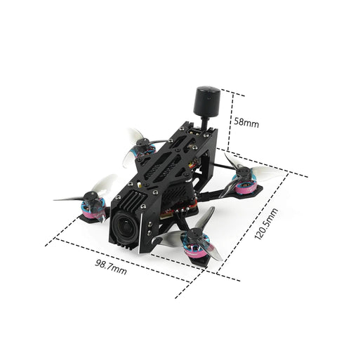 YMZFPV Quad YMZFPV Eagle1 2" BNF Freestyle w/ O3 Air Unit