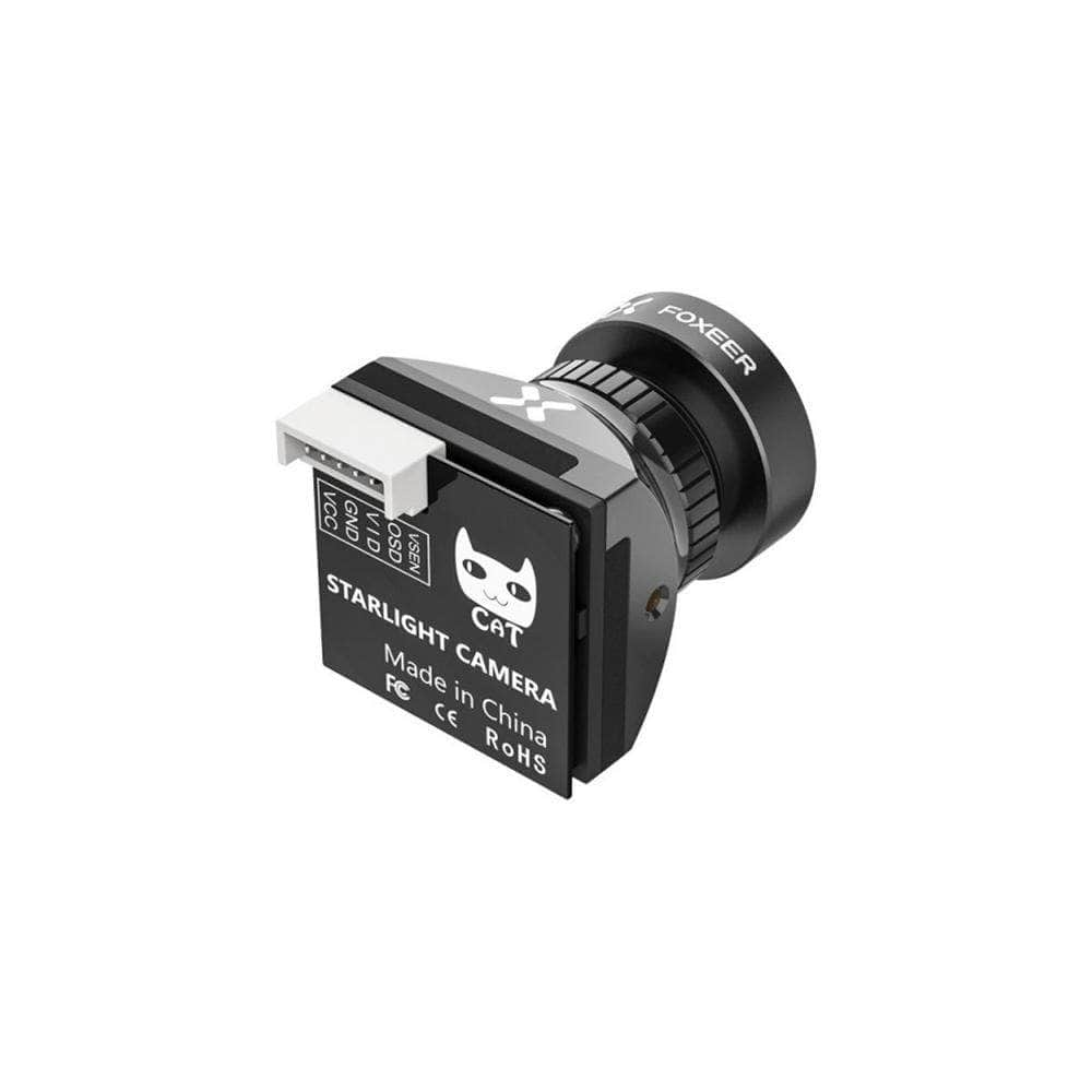 Foxeer Cat 3 Mini Starlight 1200TVL FPV Camera 4:3/16:9 PAL/NTSC (2.1mm) - Black - For Sale at RaceDayQuads