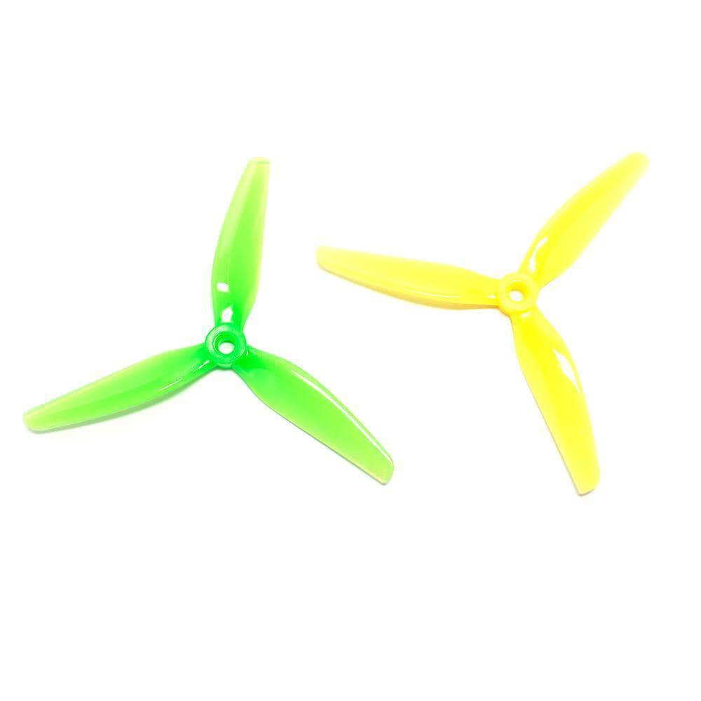 HQ Prop ETHIX S4 5x3.7x3 Tri-Blade 5" Prop 4 pack - Lemon Lime