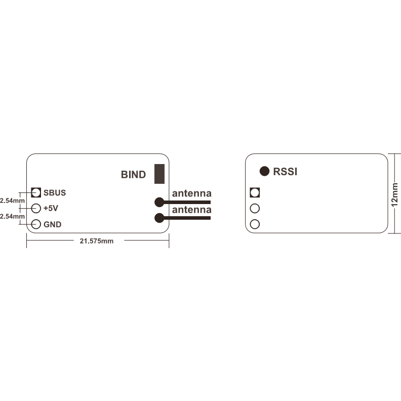 FrSky XM+ SBUS 2.4GHz Mini Receiver - RaceDayQuads