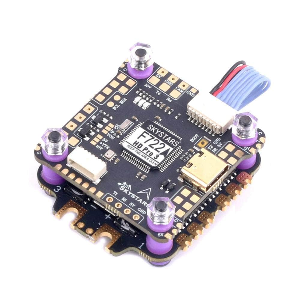 SkyStarsRC Fly Stack F7 HD Pro3 3-6S 30x30 Stack/Combo (F722 FC / KM50 32Bit 50A 4in1 ESC)