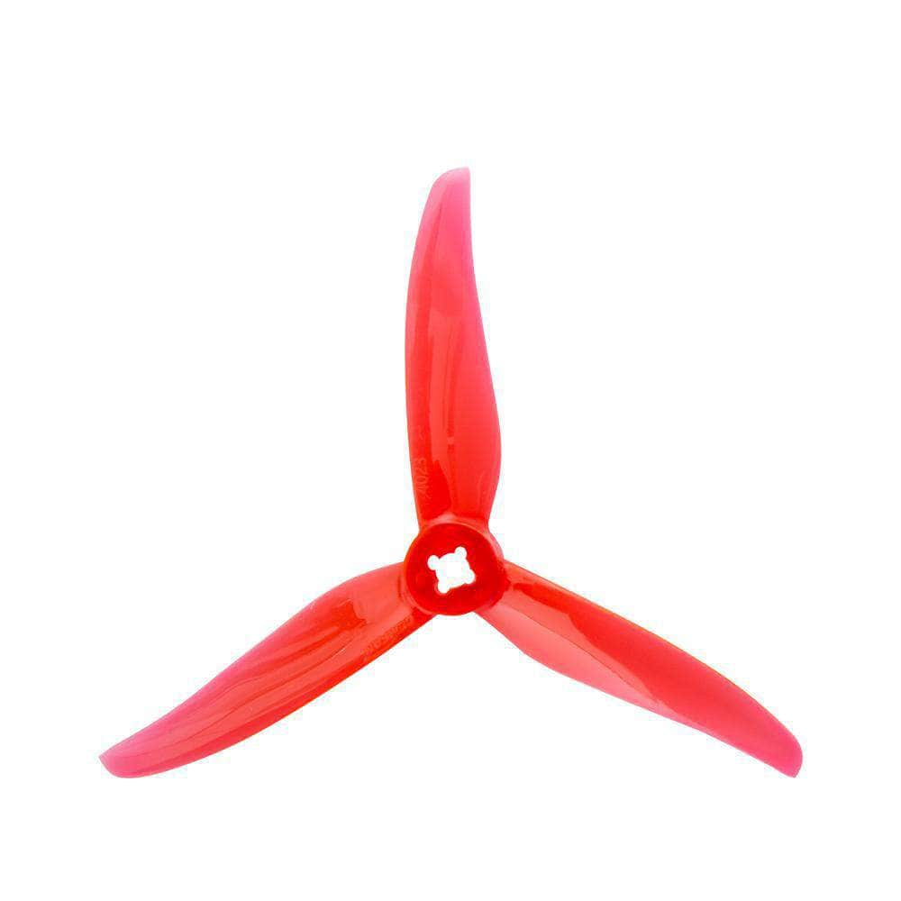 Gemfan Hurricane 4023 Durable Tri-Blade 4" Prop 4 Pack (5mm & 1.5mm Mounting) - Choose Your Color