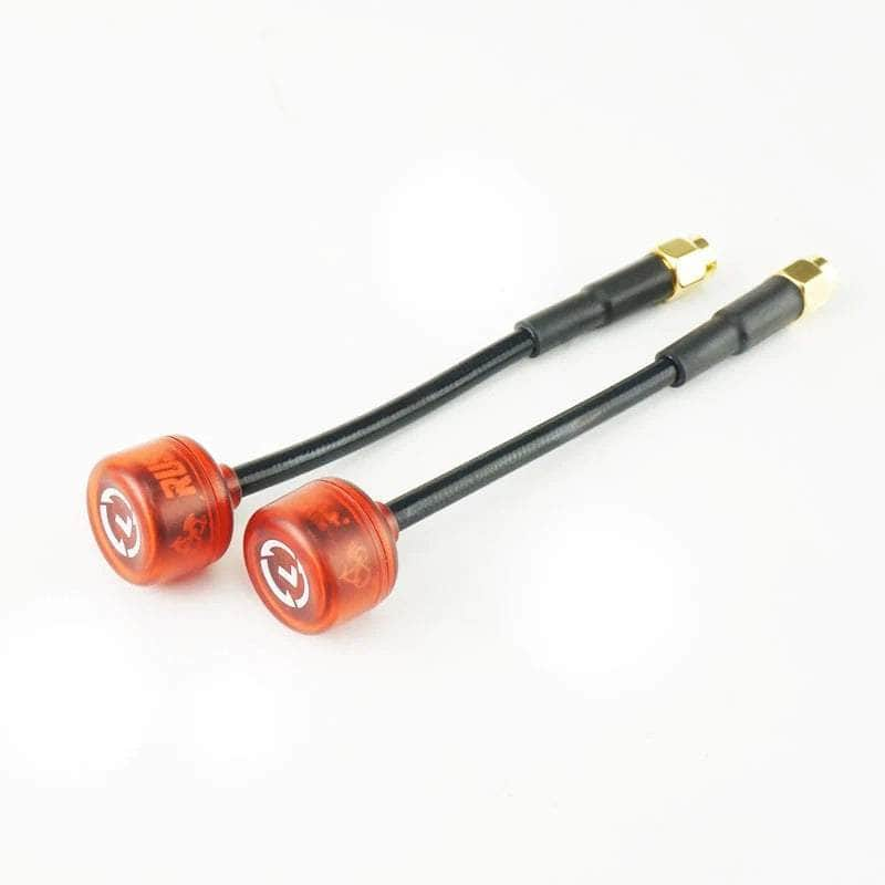 RUSHFPV Cherry Ultra Extended 5.8GHz SMA Antenna  (2pc) - Transparent Red - Choose Your Polarization