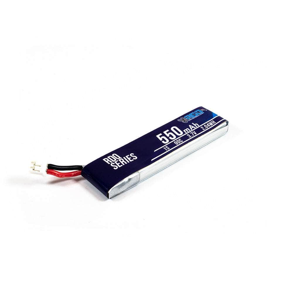 RDQ Series 3.7V 1S 550mAh 90C LiPo Whoop/Micro Battery w/ Cabled Connector - Choose Version