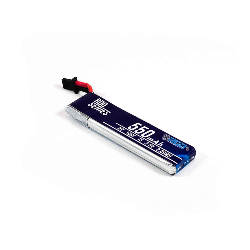 RDQ Series 3.8V 1S 550mAh 100C LiHV Whoop/Micro Battery w/ Cabled Connector - Choose Version