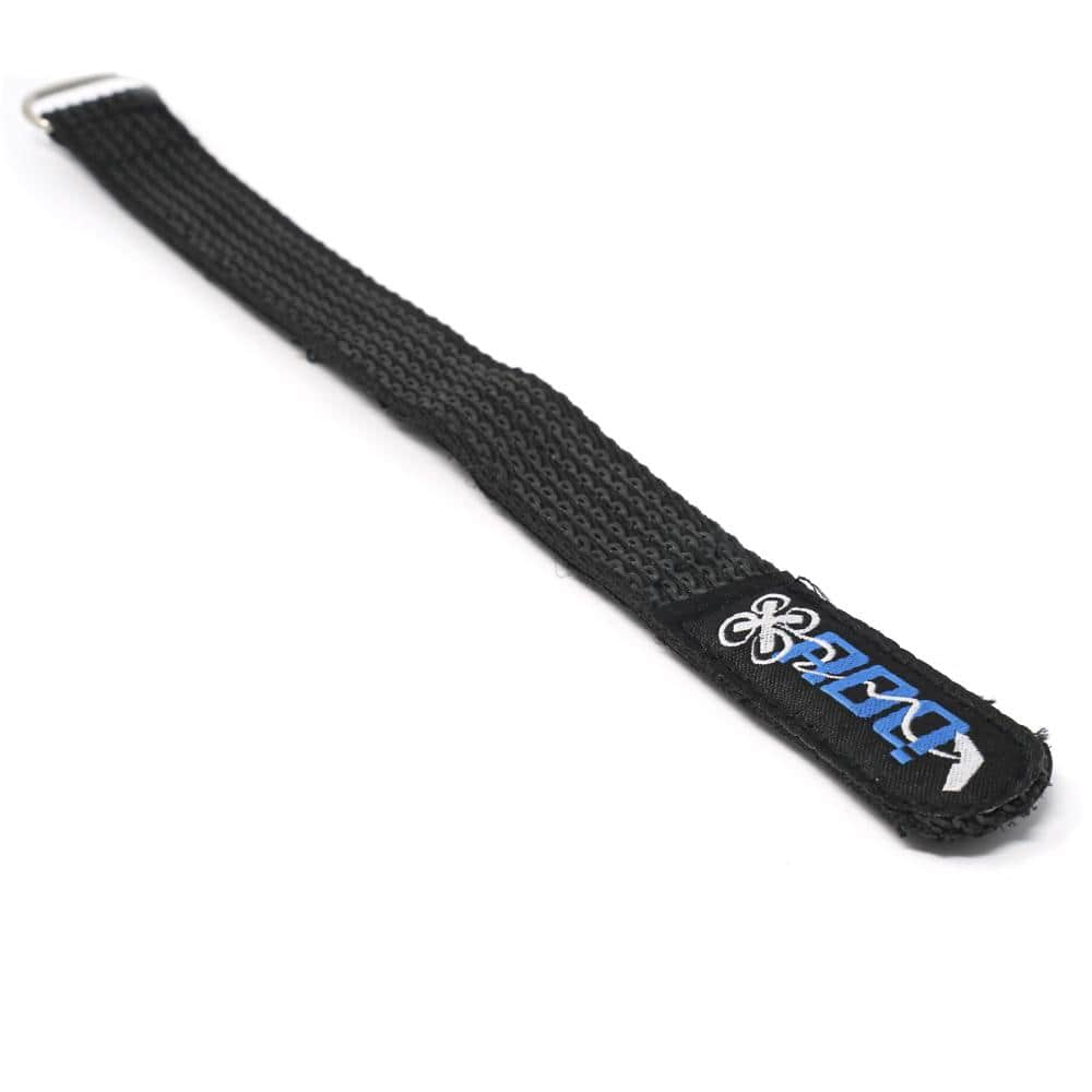 RDQ 250mm Kevlar Battery Strap w/ Woven Rubber Grip & Metal Buckle