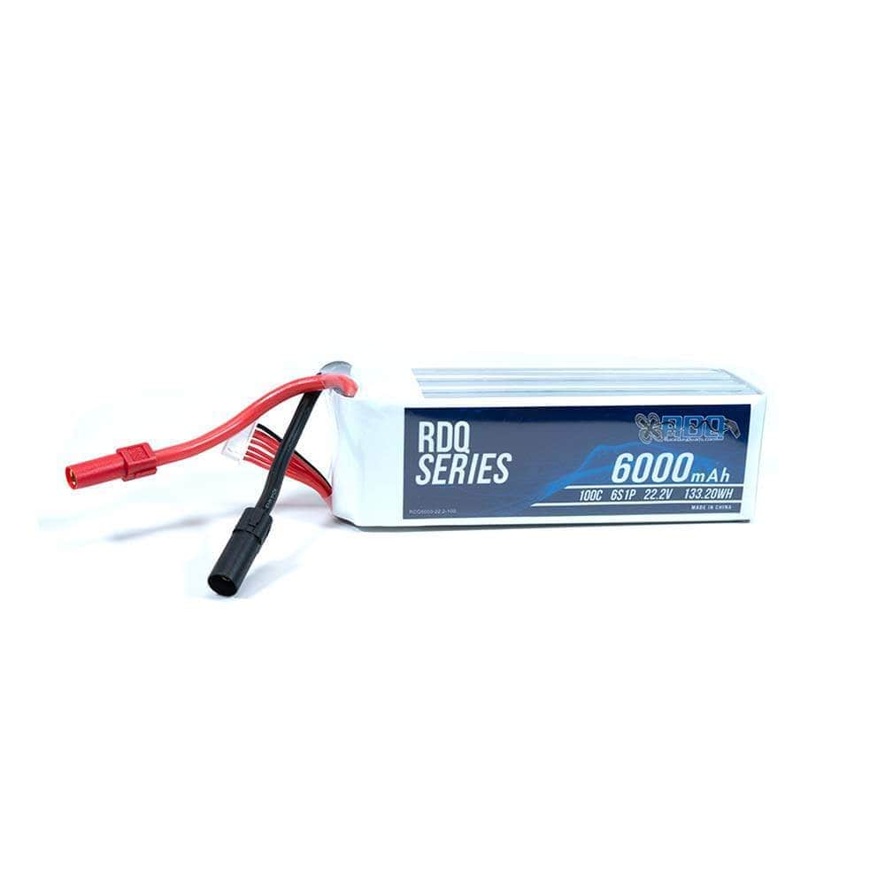 RDQ Series 22.2V 6S 6000mAh 100C LiPo Battery - XT150