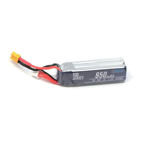 RDQ Series 7.6V 2S 850mAh 60C LiHV Whoop/Micro Battery (Long Type) - XT30 - For Sale At RaceDayQuads