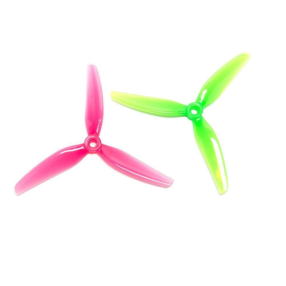 HQ Prop ETHIX S3 5x3.1x3 Tri-Blade 5" Prop 4 Pack - Watermelon