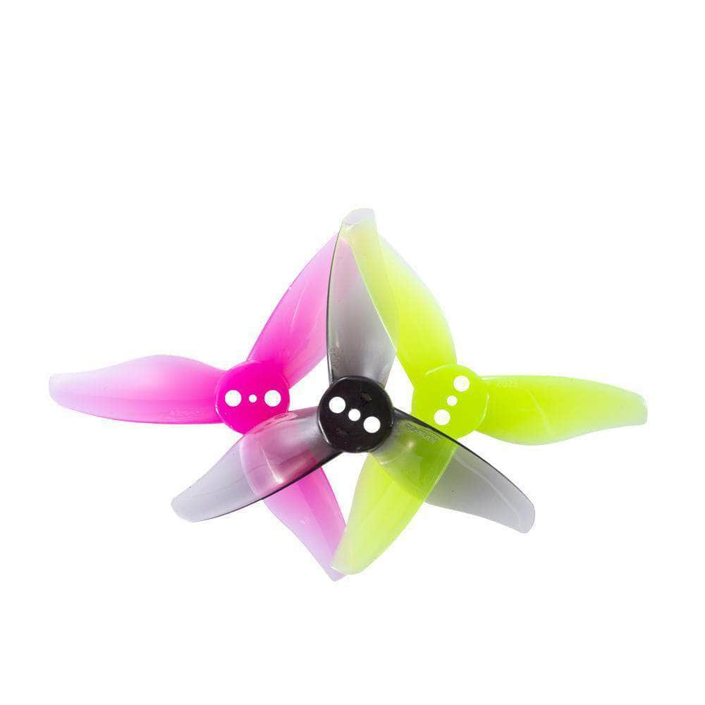 Gemfan Hurricane 2023 Tri-Blade 2" Prop 8 Pack (1.5mm) - Choose Your Color