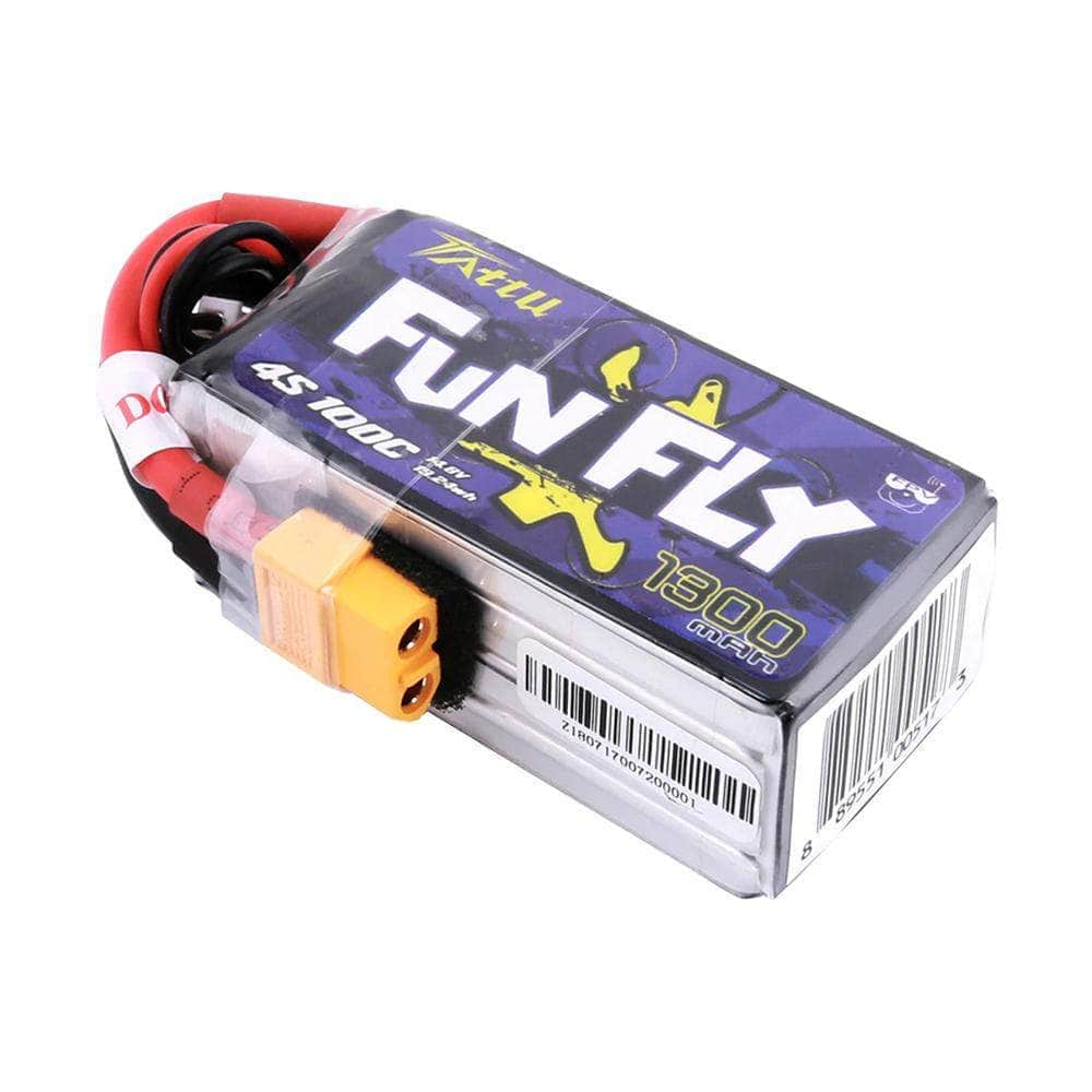 Tattu FunFly 14.8V 4S 1300mAh 100C LiPo Battery For Sale at