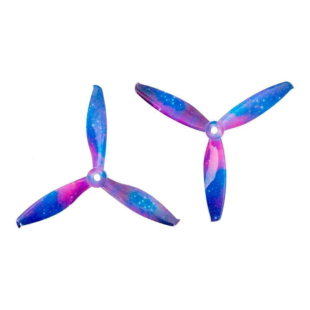 Gemfan WinDancer 5043S POPO Compatible Tri-Blade 5" Prop 4 Pack - Skitzo Galaxy Limited Edition - RaceDayQuads