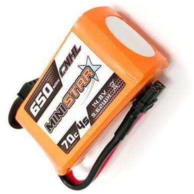 CNHL MiniStar 14.8V 4S 650mAh 70C LiPo Micro Battery - XT30 - RaceDayQuads