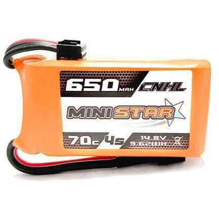 CNHL MiniStar 14.8V 4S 650mAh 70C LiPo Micro Battery - XT30 - RaceDayQuads