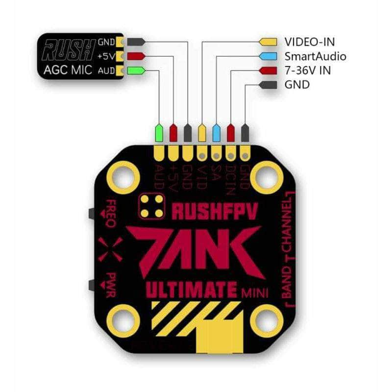 Rush FPV Tank Mini 25-800mW 20x20 VTX - MMCX - RaceDayQuads