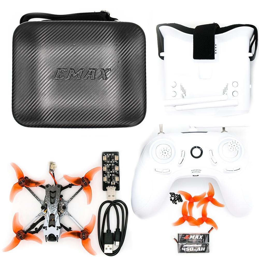 (PRE-ORDER) EMAX RTF Tinyhawk II Freestyle Ready To Fly Analog Kit w/ Goggles, Radio Transmitter, Case & Drone