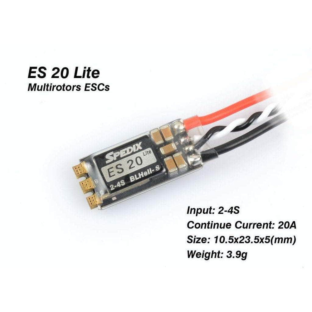 Spedix ES20 Lite BLHeli_S DShot600 20A ESC - RaceDayQuads