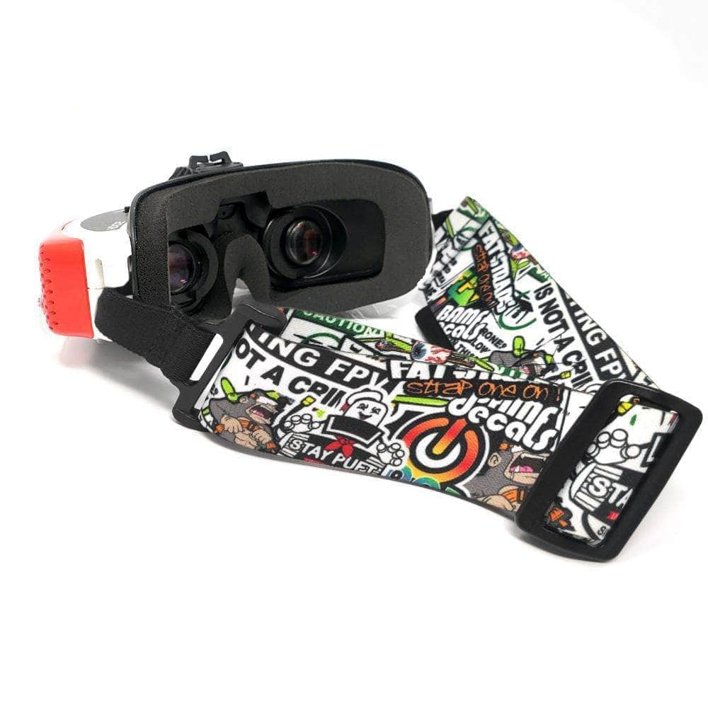 FatStraps 2" FPV Goggle Strap for Fatshark, Walksnail or DJI - Choose Your Style