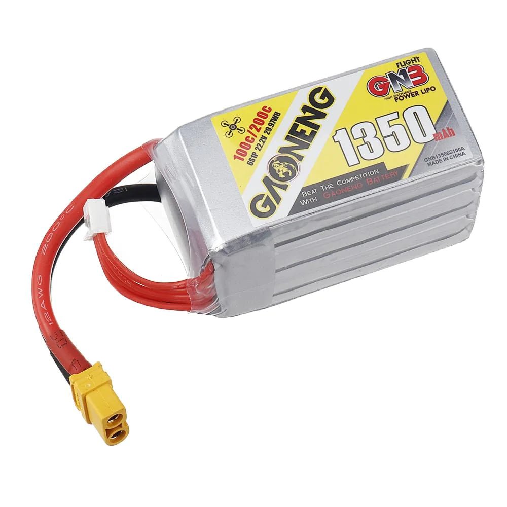 Gaoneng GNB 22.2V 6S 1350mAh 100C LiPo Battery - XT60