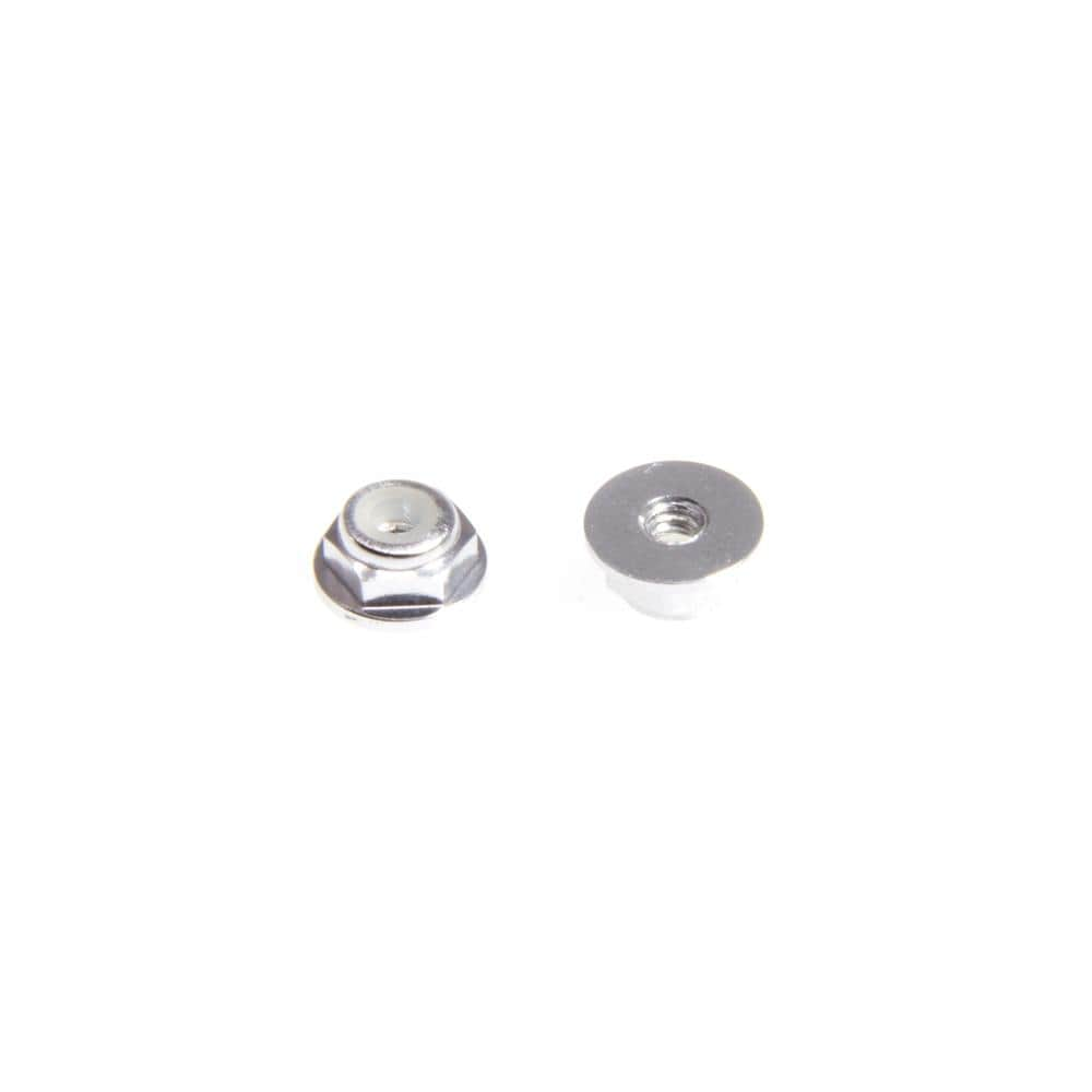 M2 Nylock Nut w/ Flange (1PC) - Silver - RaceDayQuads